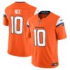 bo nix denver broncos nike vapor fuse limited jersey orange clowdercats ab43z.jpg