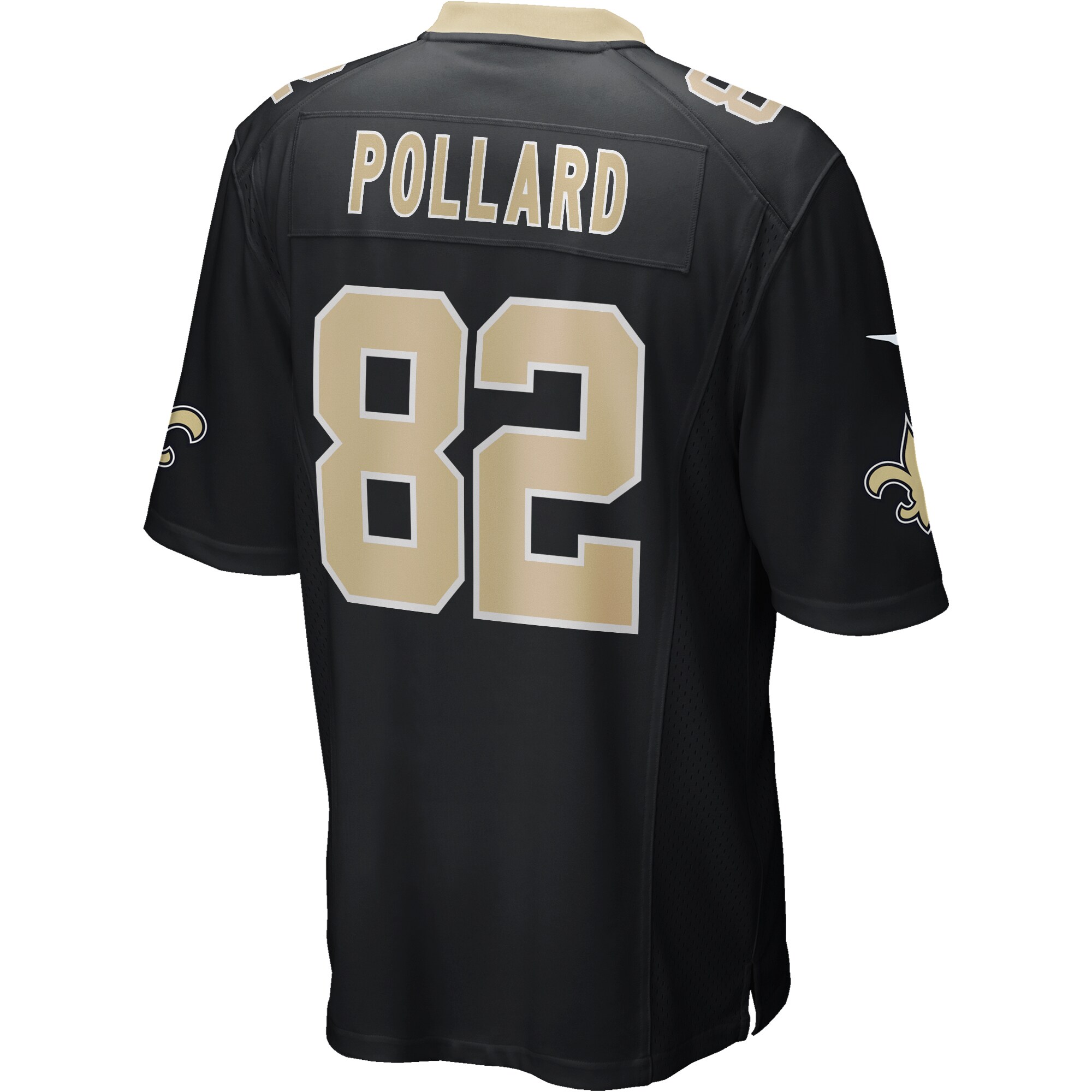 bob pollard new orleans saints nike game retired player jersey black clowdercats zkx3u.jpg