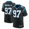 bobby brown iii carolina panthers nike team game jersey black clowdercats 0tgqx.jpg