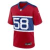 bobby okereke new york giants nike alternate player game jersey century red clowdercats 80vp1.jpg