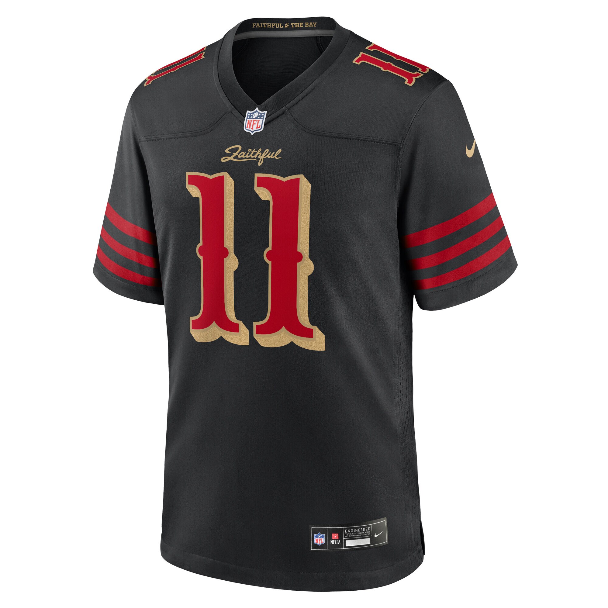 brandon aiyuk san francisco 49ers nike 2025 rivalries collection game jersey black clowdercats aebhx.jpg