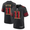brandon aiyuk san francisco 49ers nike 2025 rivalries collection game jersey black clowdercats kry26.jpg