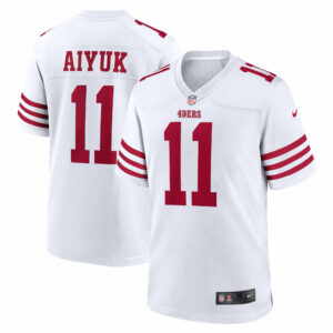 brandon aiyuk san francisco 49ers nike game jersey white clowdercats nc5ch.jpg