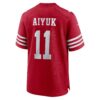 brandon aiyuk san francisco 49ers nike game player jersey scarlet clowdercats 4fjpu.jpg