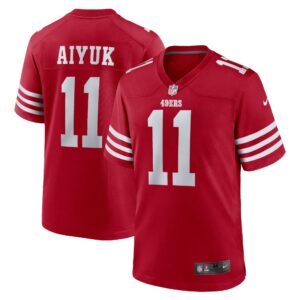brandon aiyuk san francisco 49ers nike game player jersey scarlet clowdercats w7gfc.jpg