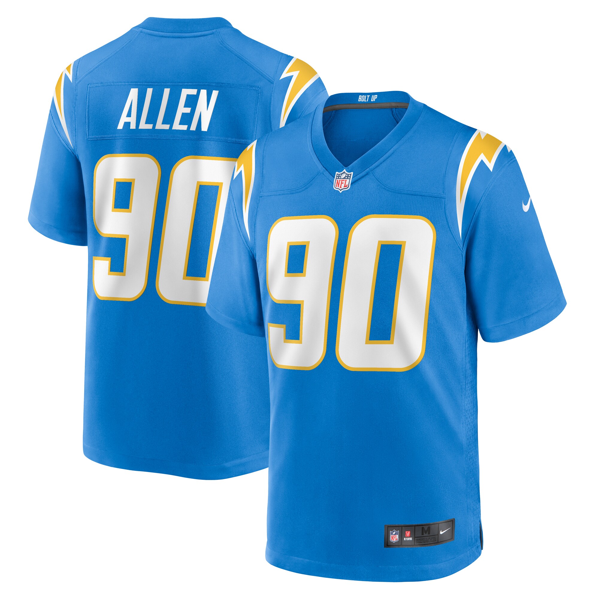 brevin allen los angeles chargers nike team game jersey powder blue clowdercats r8gtz.jpg