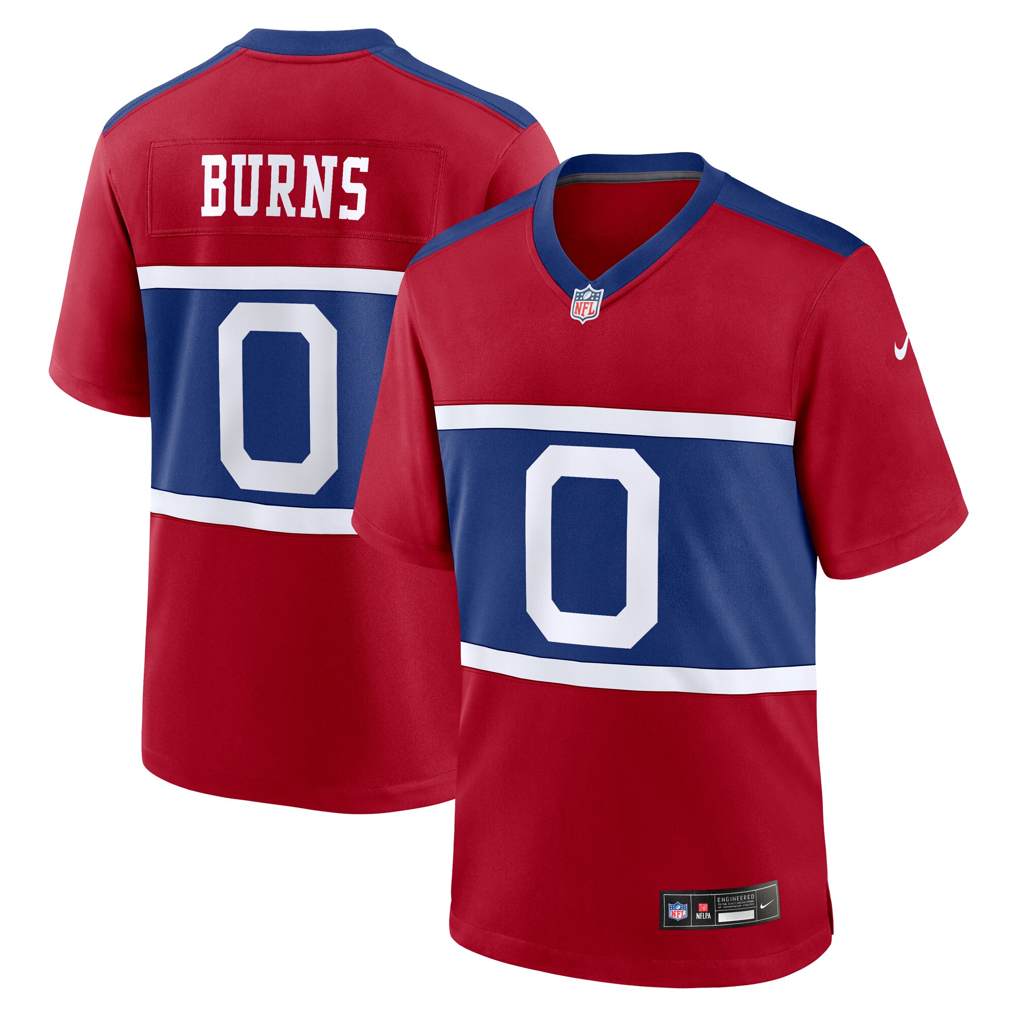 brian burns new york giants nike alternate game jersey century red clowdercats amszw.jpg