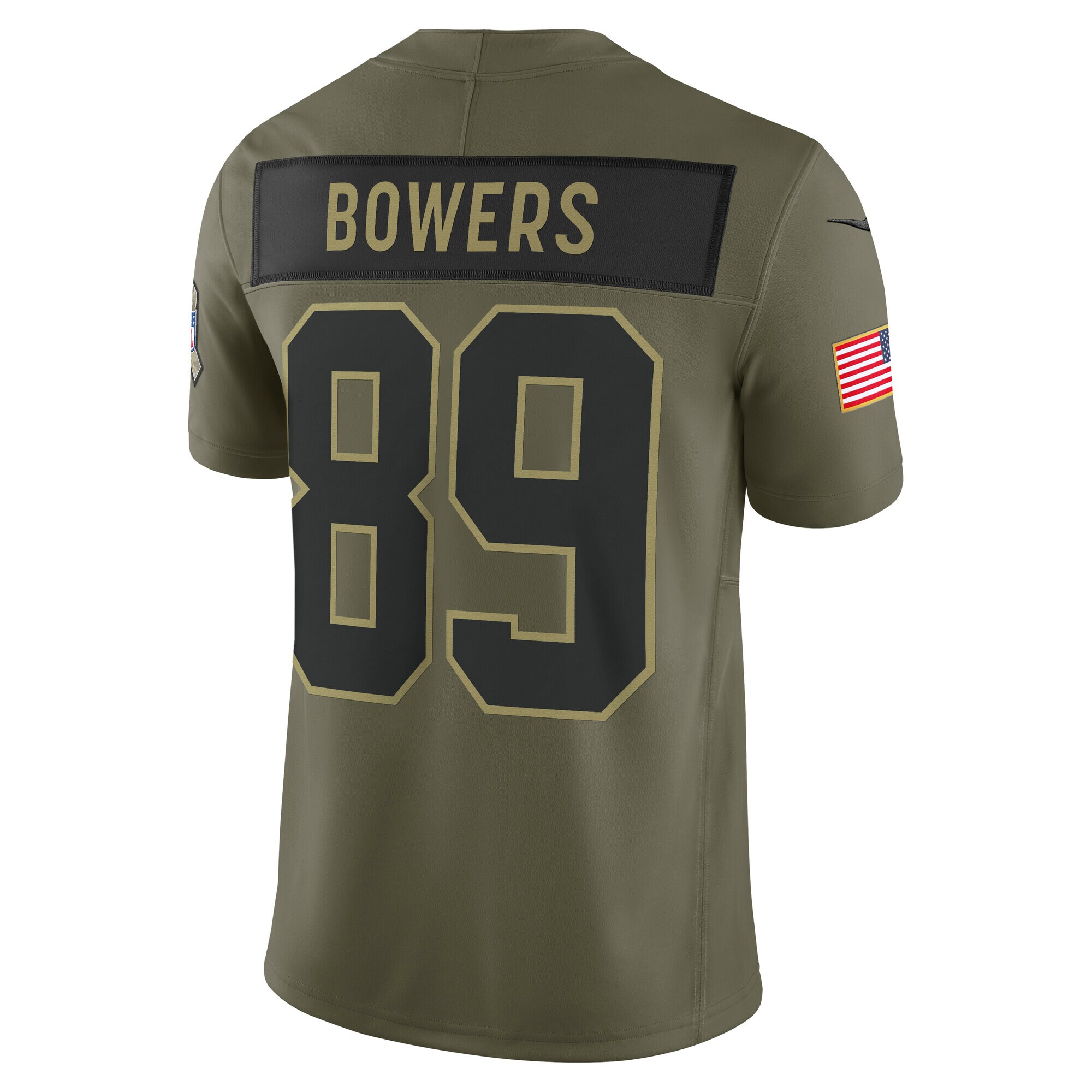 brock bowers las vegas raiders nike 2025 salute to service limited jersey olive clowdercats 7fe6w.jpg