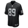 brock bowers las vegas raiders nike player game jersey black clowdercats f4kzx.jpg