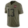 brock purdy san francisco 49ers nike 2025 salute to service limited jersey olive clowdercats yhfoi.jpg