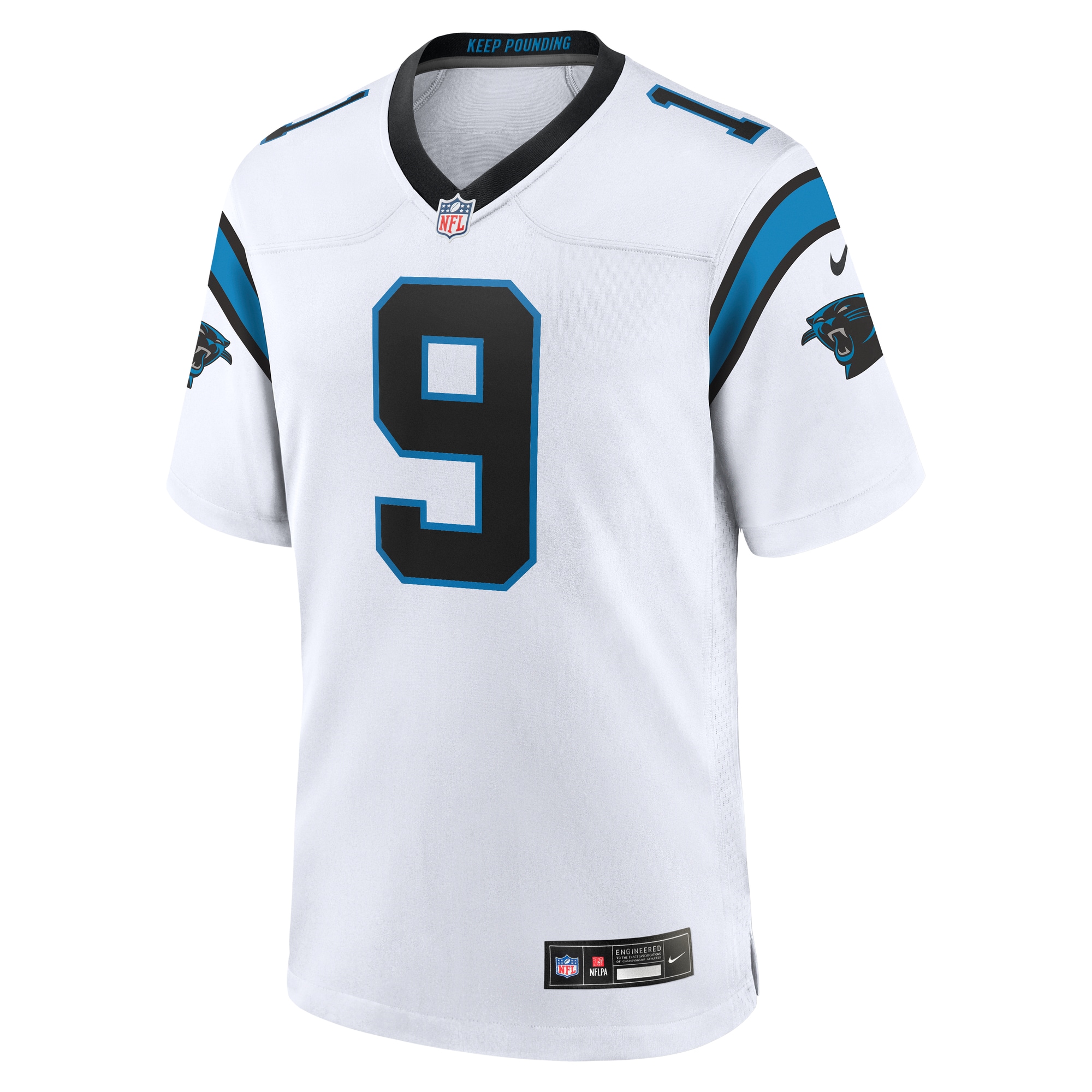 bryce young carolina panthers nike game jersey white clowdercats khxfk.jpg
