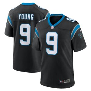 bryce young carolina panthers nike team game jersey black clowdercats sc7id.jpg