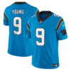 bryce young carolina panthers nike vapor fuse limited jersey blue clowdercats vivav.jpg