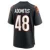 cal adomitis cincinnati bengals nike game player jersey black clowdercats xpt4x.jpg