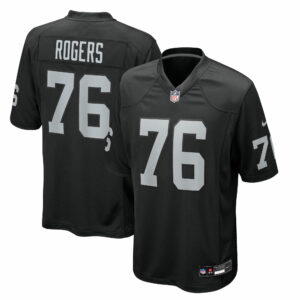 caleb rogers las vegas raiders nike team game jersey black clowdercats wistz.jpg