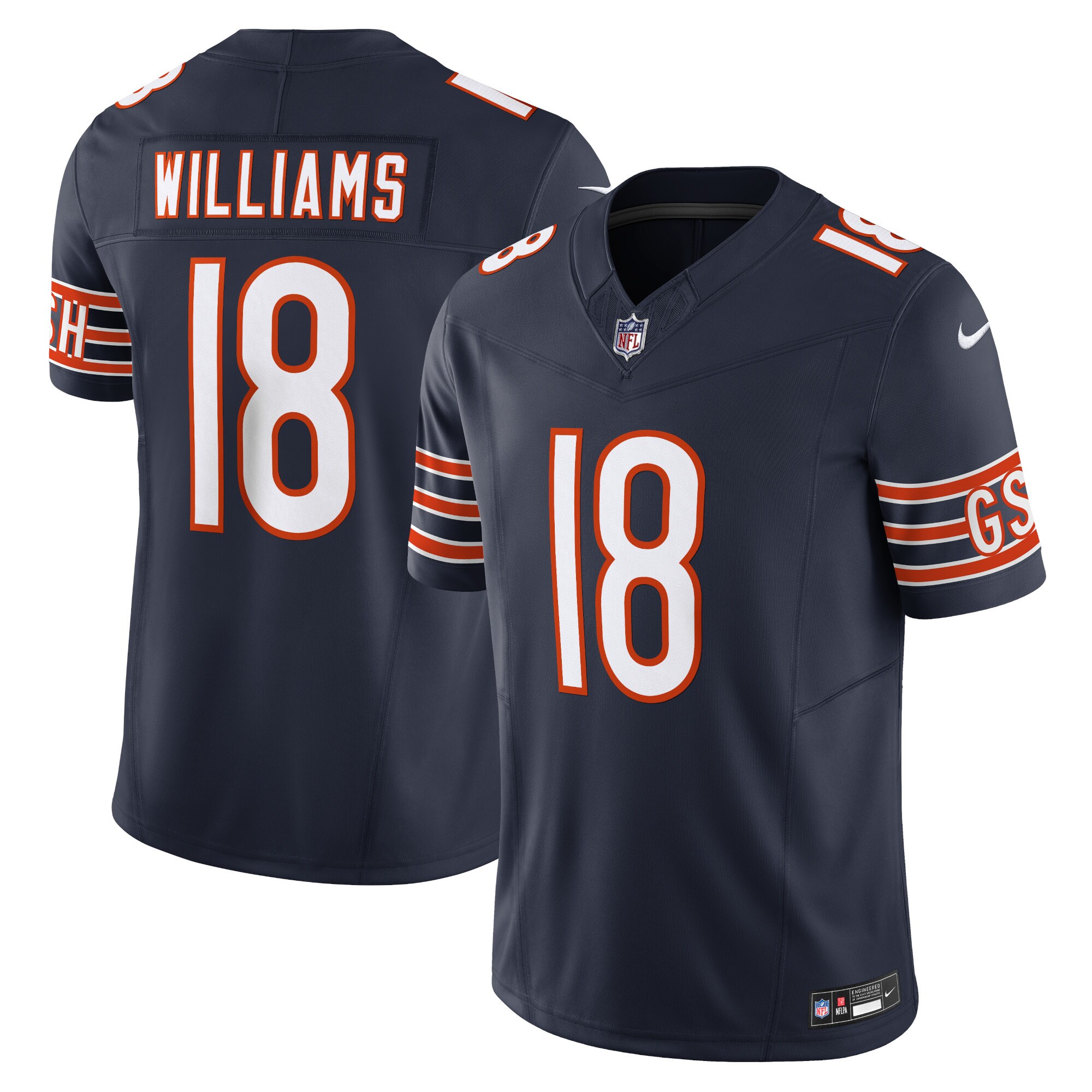 caleb williams chicago bears nike vapor fuse limited jersey navy clowdercats fldxo.jpg