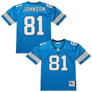 calvin johnson detroit lions mitchell ness 2007 authentic throwback retired player jersey blue clowdercats szf7i.jpg