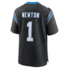 cam newton carolina panthers nike team retired game jersey black clowdercats ilwzh.png
