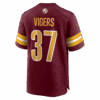carlin vigers washington commanders nike team game jersey burgundy clowdercats pta4r.png
