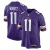 carson wentz minnesota vikings nike team game jersey purple clowdercats sjbbh.jpg