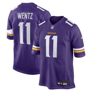 carson wentz minnesota vikings nike team game jersey purple clowdercats sjbbh.jpg