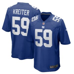 casey kreiter new york giants nike team game jersey royal clowdercats xiezf.jpg