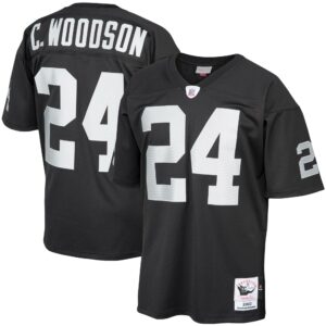 charles woodson las vegas raiders 2002 mitchell ness authentic throwback retired player jersey black clowdercats krgly.jpg