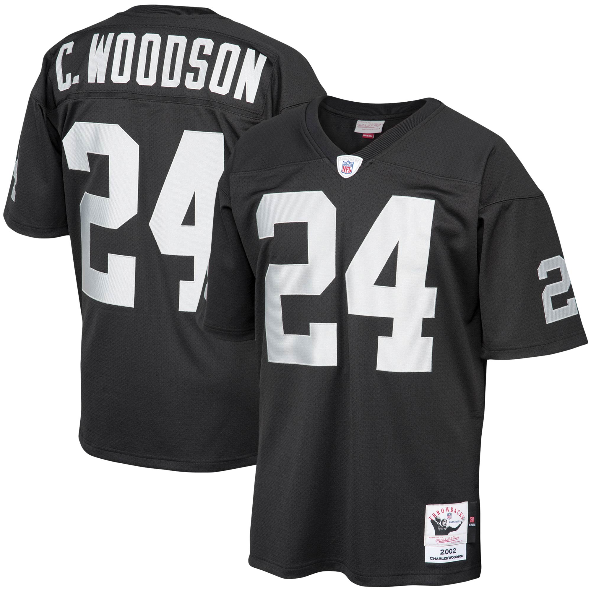 charles woodson las vegas raiders 2002 mitchell ness authentic throwback retired player jersey black clowdercats krgly.jpg