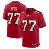 charlie heck tampa bay buccaneers nike team game jersey red clowdercats icjgt.jpg