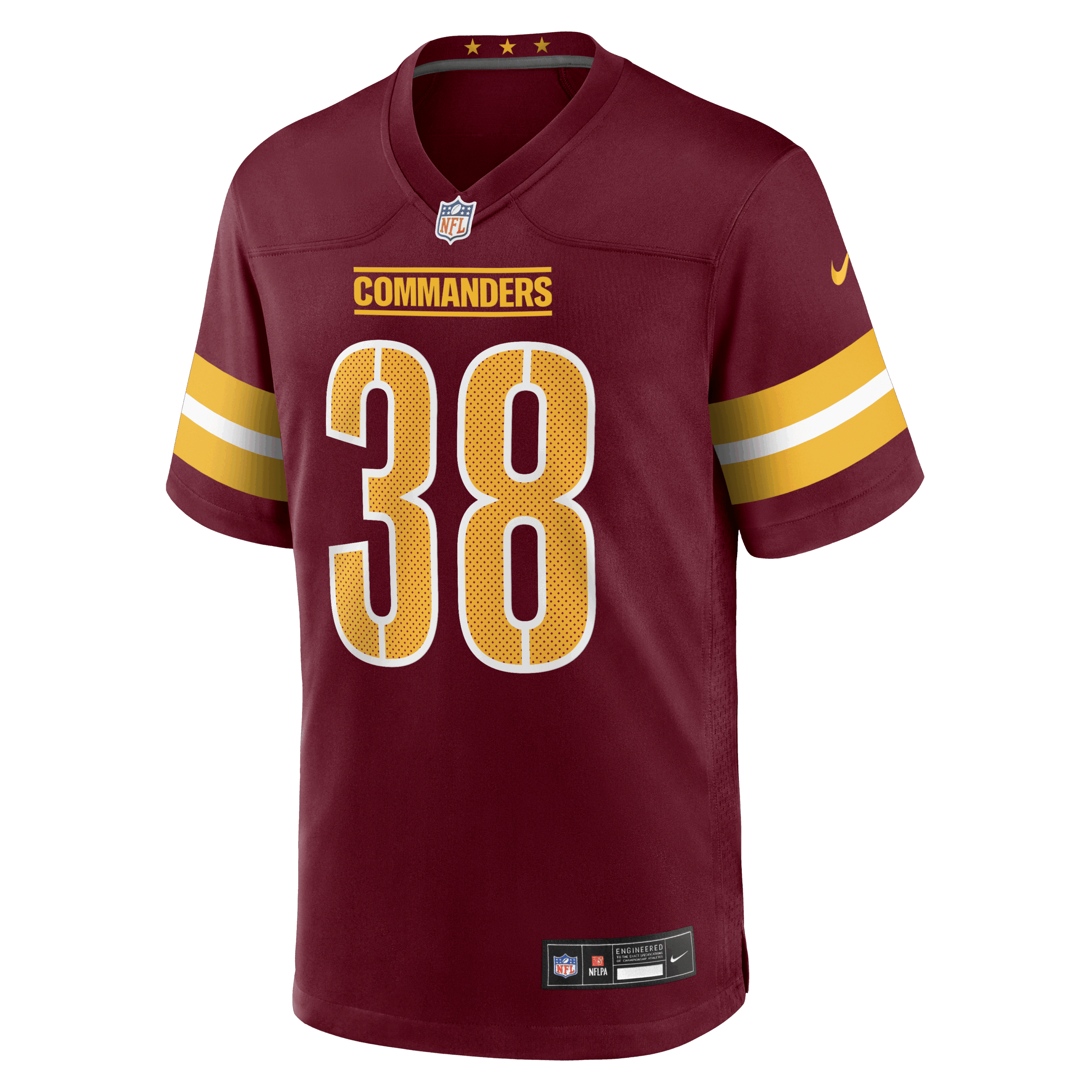 chase edmonds washington commanders nike team game jersey burgundy clowdercats 54nlw.png