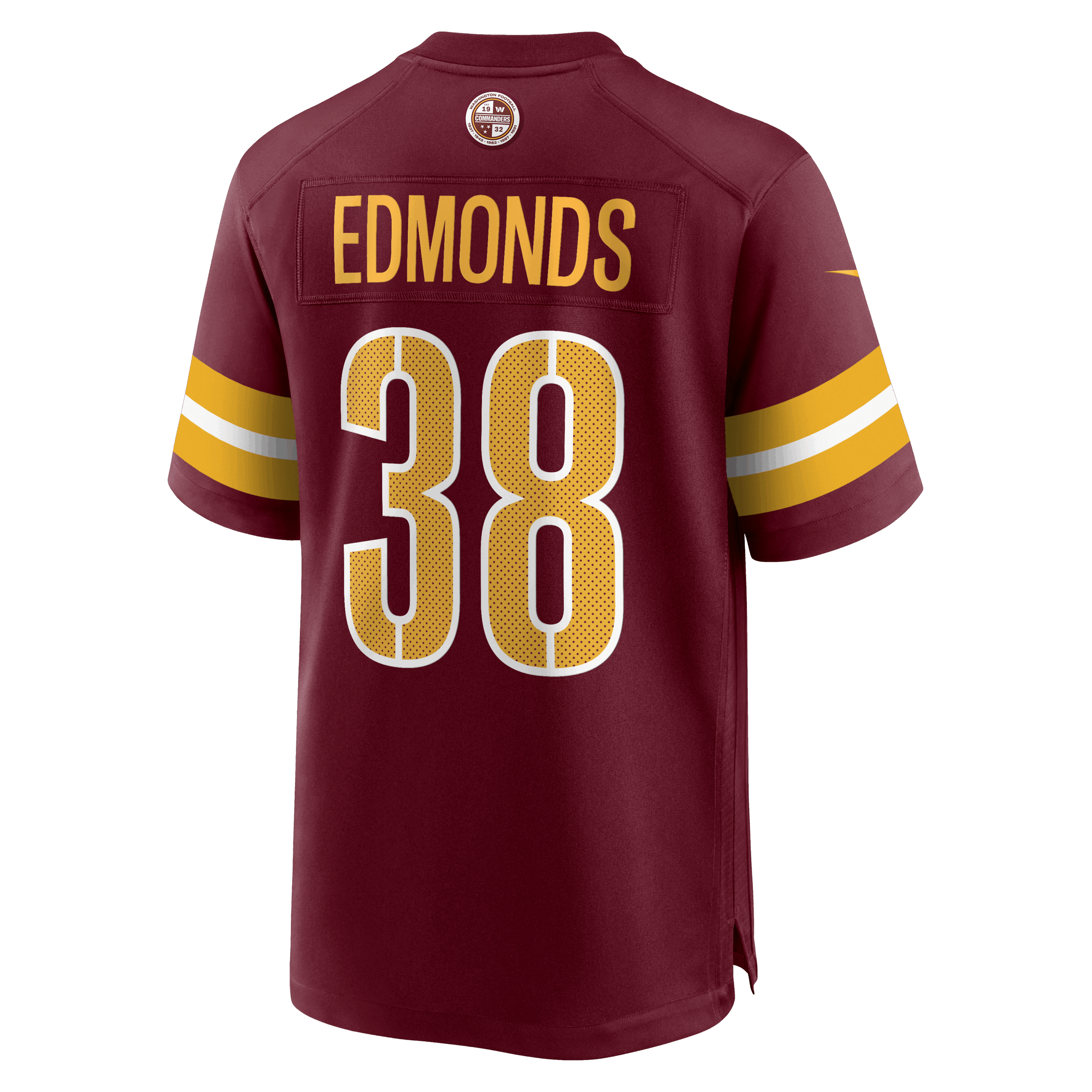 chase edmonds washington commanders nike team game jersey burgundy clowdercats 6oxia 1.png
