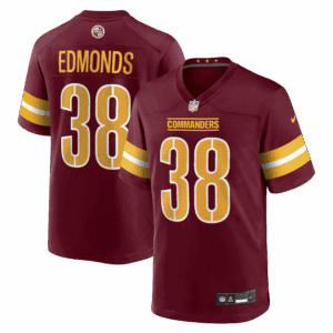 chase edmonds washington commanders nike team game jersey burgundy clowdercats hraei.png