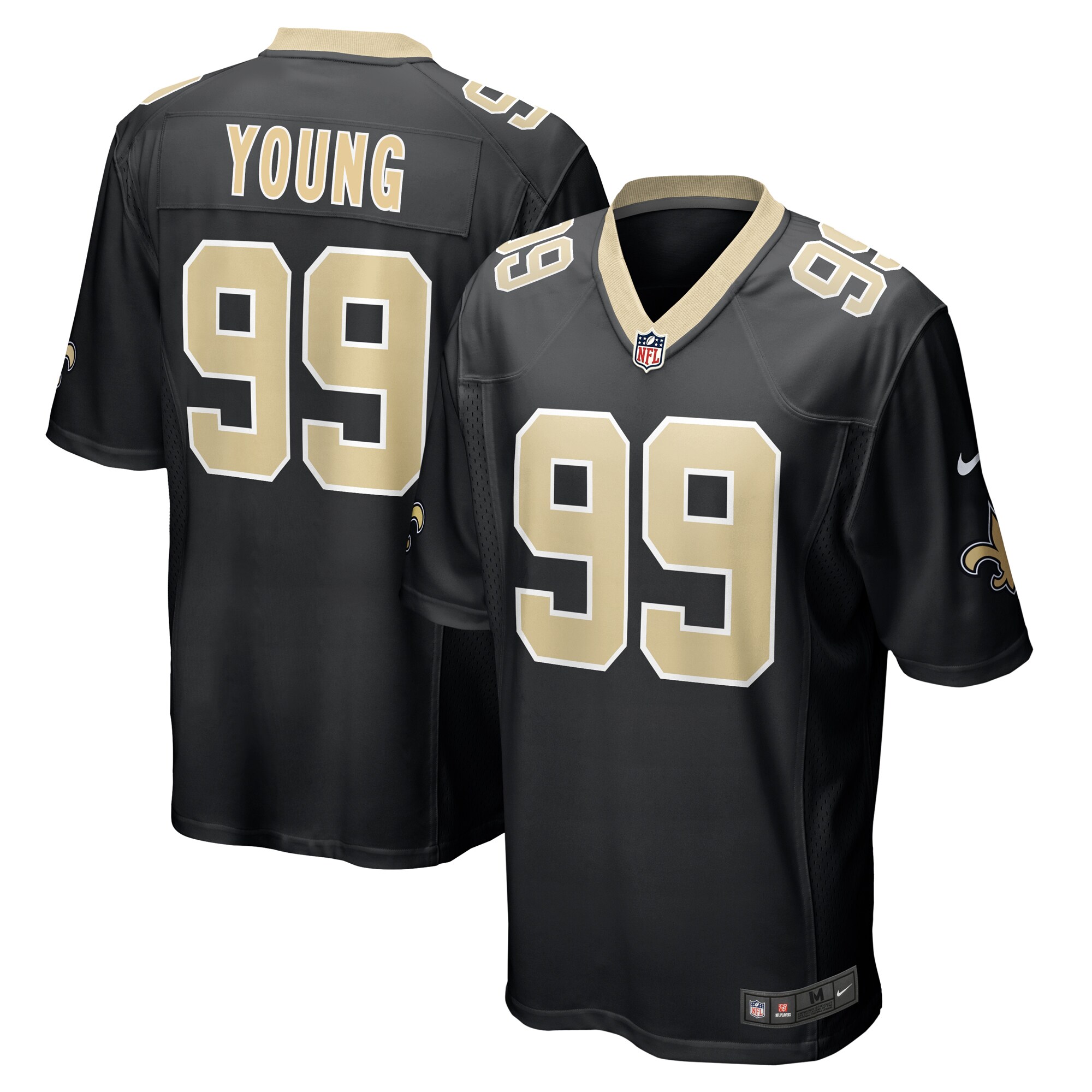 chase young new orleans saints nike game jersey black clowdercats abhjg.jpg