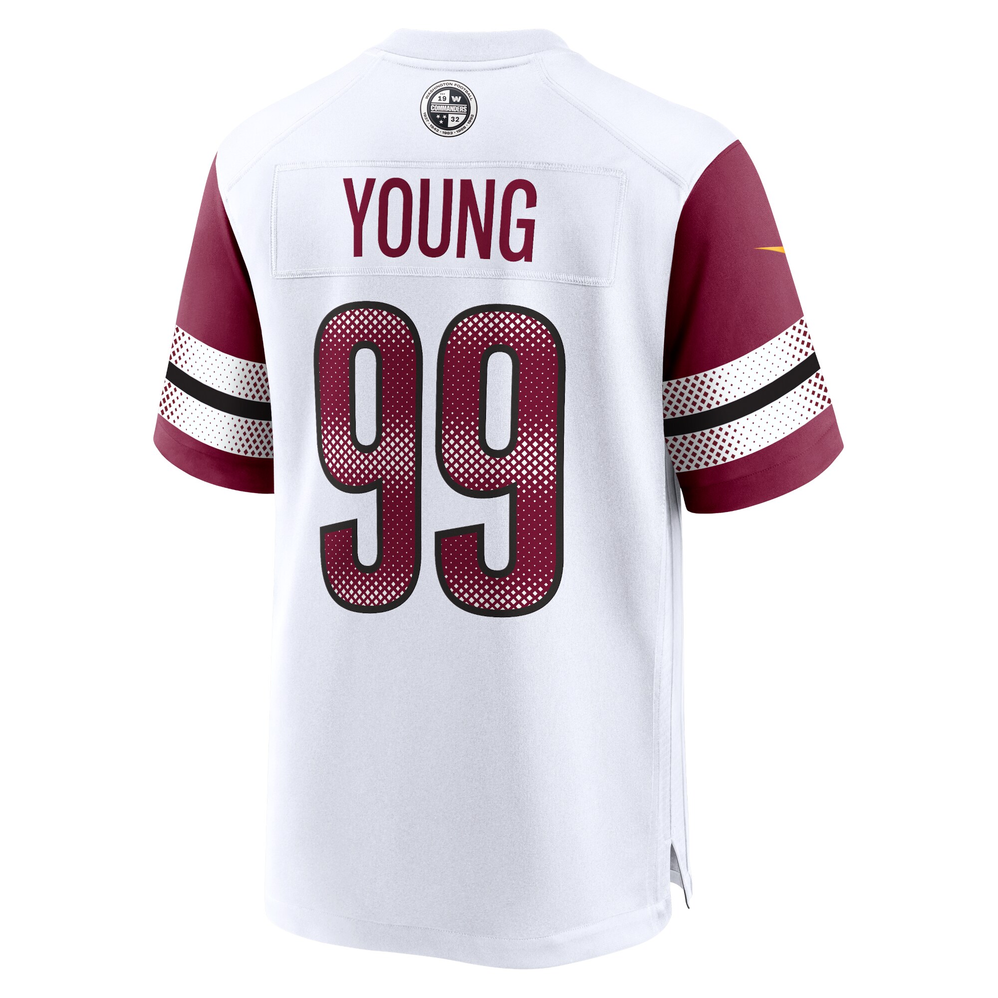 chase young washington commanders nike game jersey white clowdercats odglk.jpg