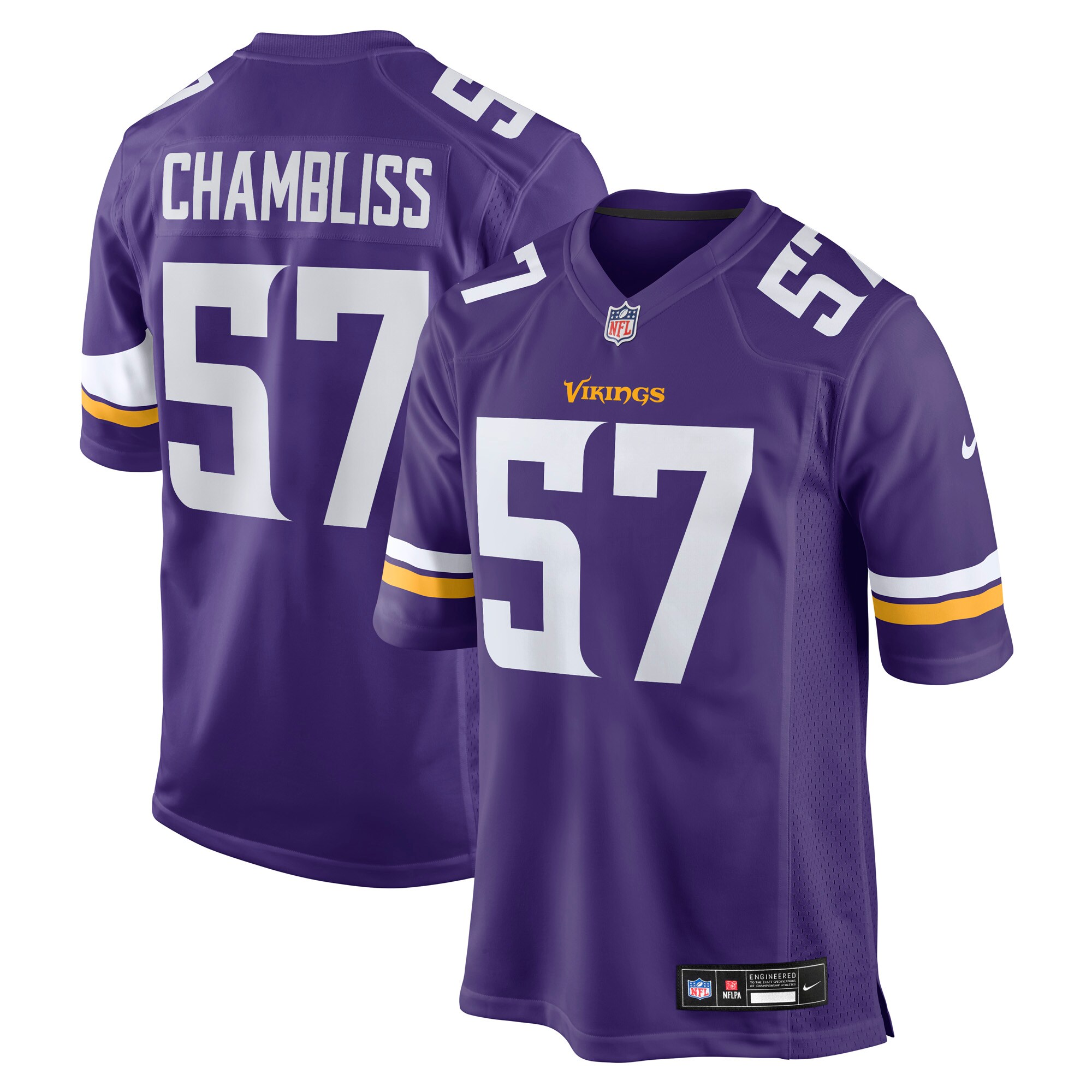 chaz chambliss minnesota vikings nike team game jersey purple clowdercats 7cxuy.jpg