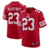 christian mccaffrey san francisco 49ers nike game player jersey scarlet clowdercats sm8vp.jpg