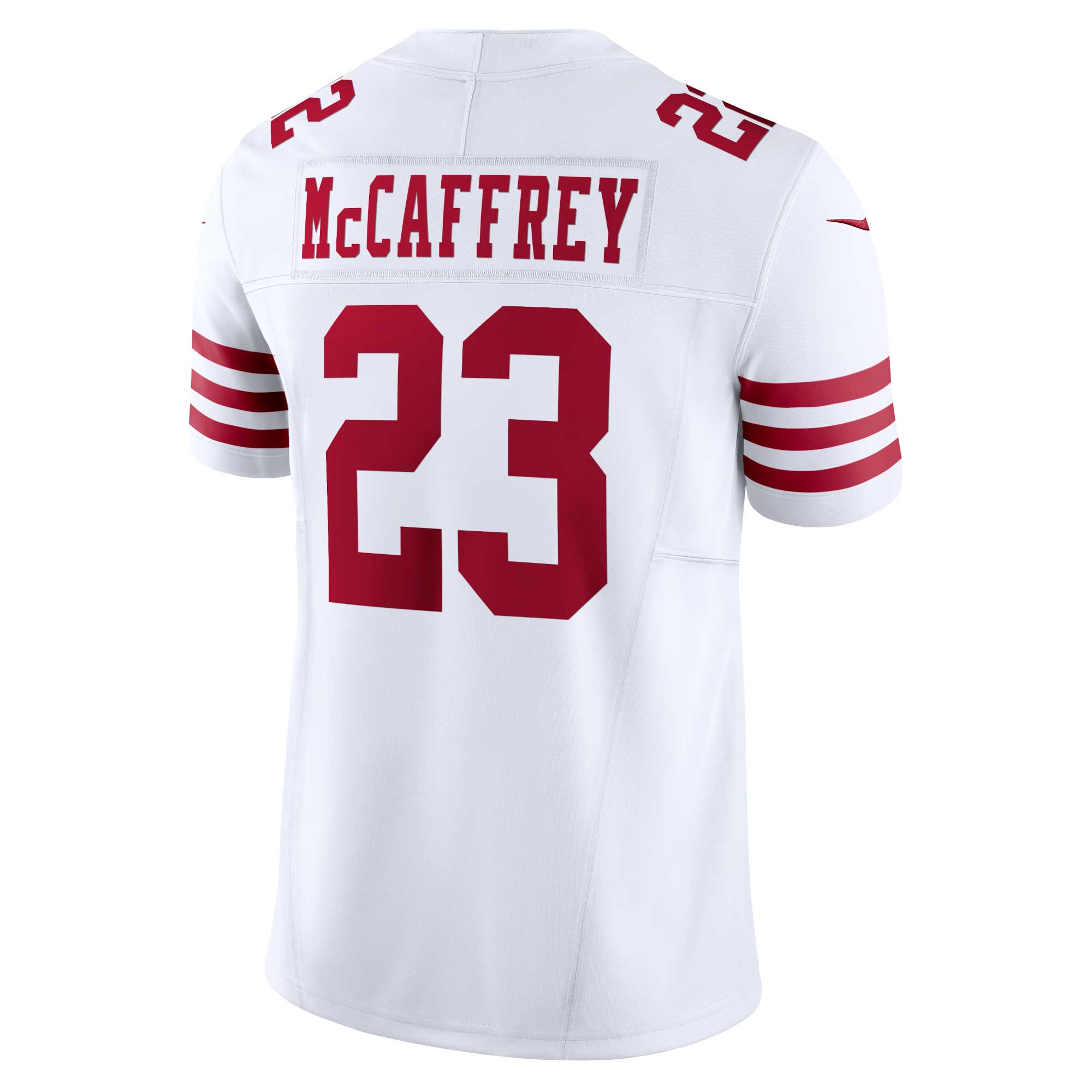 christian mccaffrey san francisco 49ers nike vapor fuse limited jersey white clowdercats eqtxl.jpg