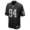 christian wilkins las vegas raiders nike team game jersey black clowdercats cdox3.jpg