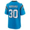 chuba hubbard carolina panthers nike alternate game jersey blue clowdercats f7vgv.jpg