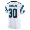 chuba hubbard carolina panthers nike vapor fuse limited jersey white clowdercats o4ts3.jpg
