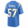 clelin ferrell los angeles chargers nike team game jersey powder blue clowdercats anjlr.png
