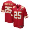 clyde edwards helaire kansas city chiefs nike player game jersey red clowdercats rxwj9.jpg