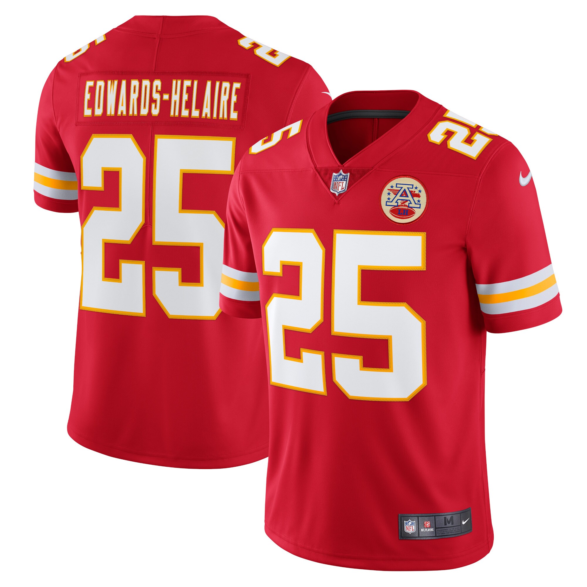 clyde edwards helaire kansas city chiefs nike vapor limited jersey red clowdercats iieov.jpg
