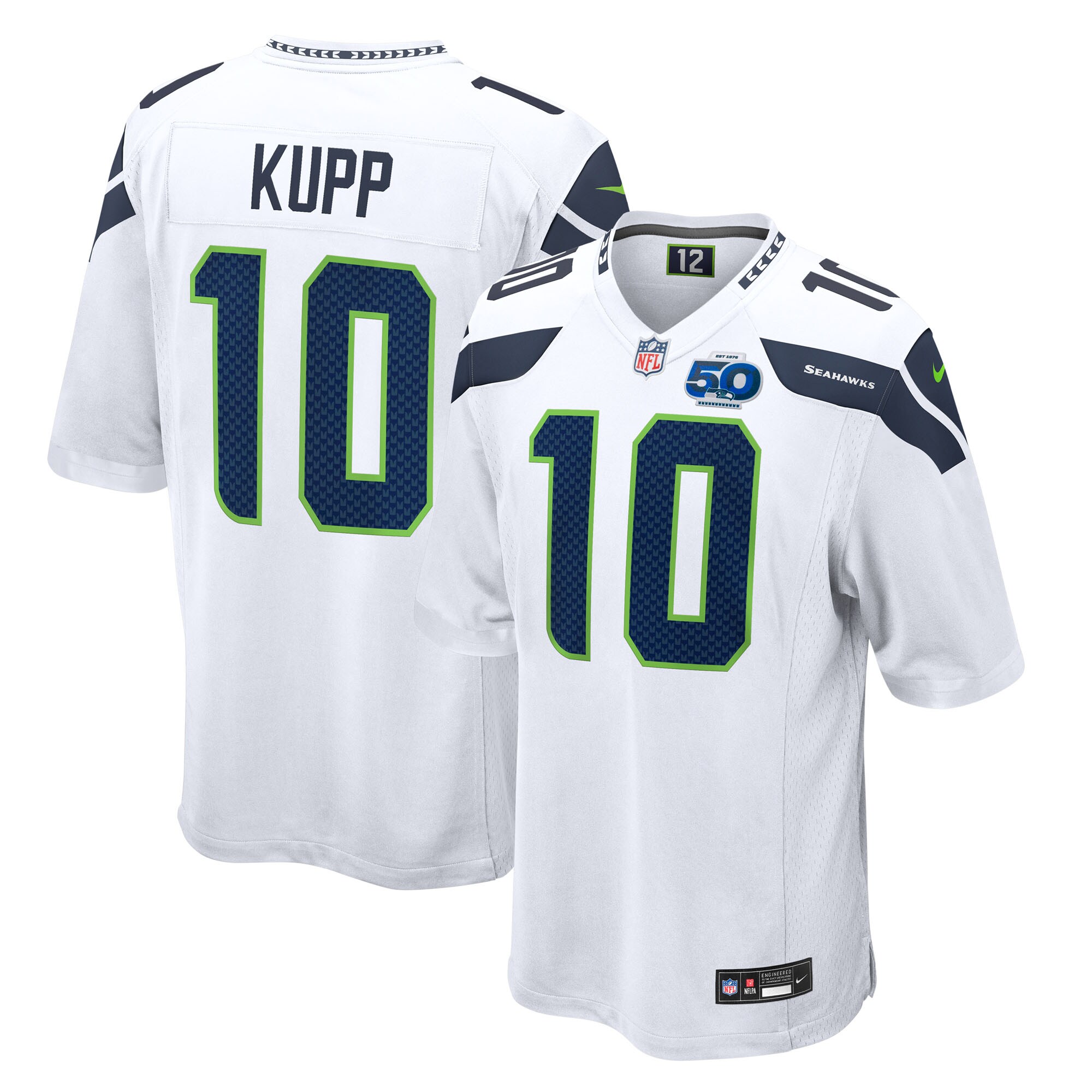 cooper kupp seattle seahawks nike 50th season game jersey white clowdercats byair.jpg