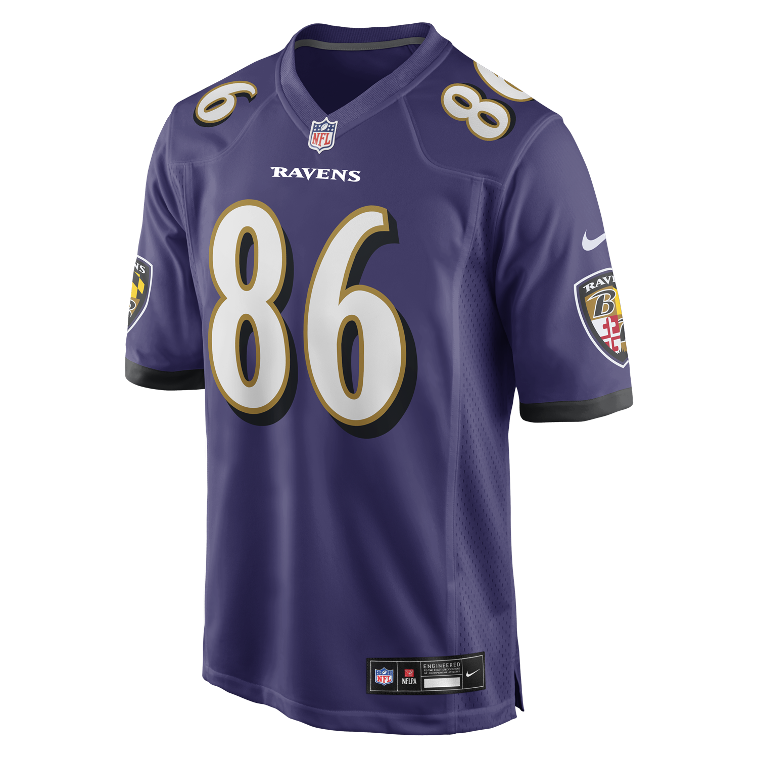 cornelius johnson baltimore ravens nike team game jersey purple clowdercats 11gga