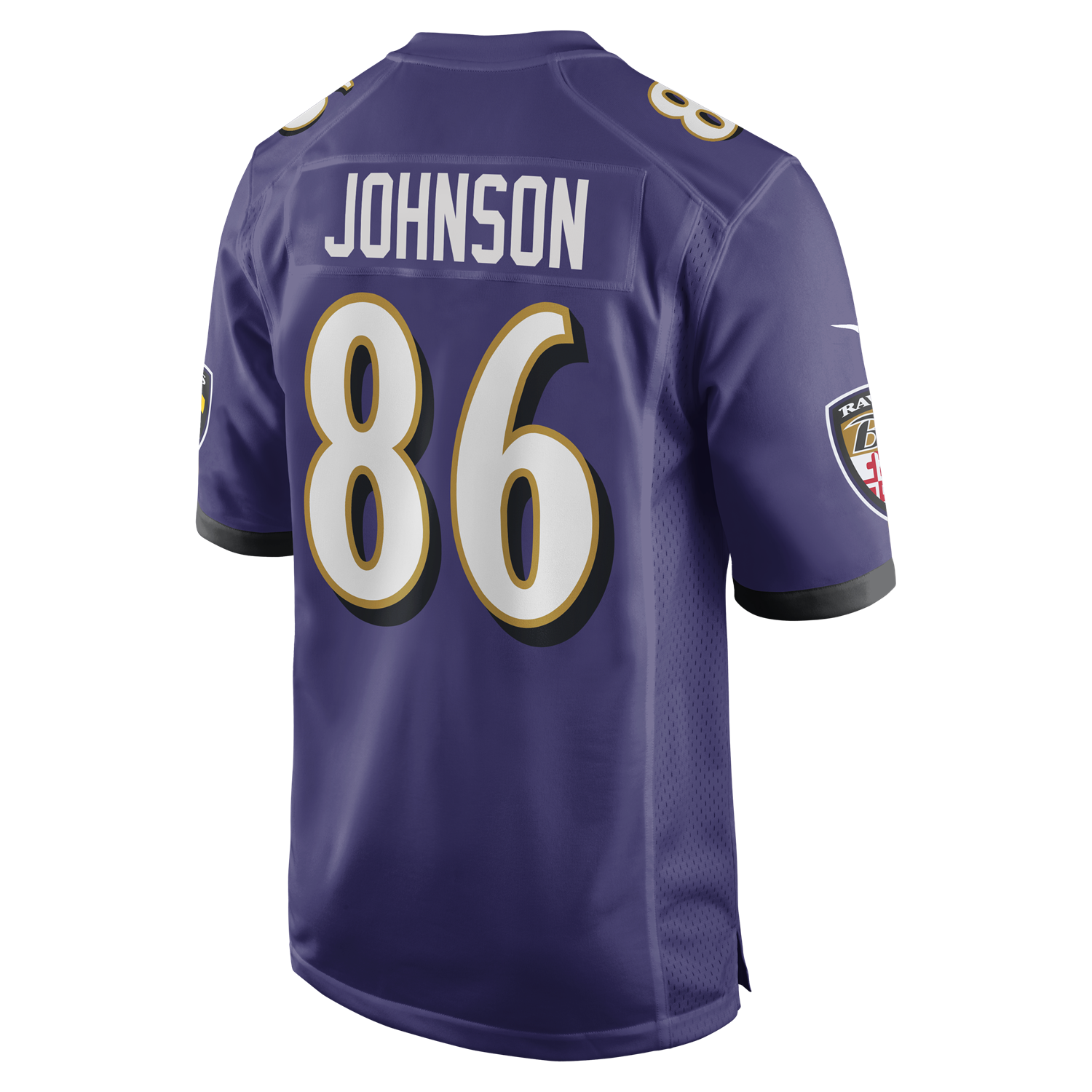 cornelius johnson baltimore ravens nike team game jersey purple clowdercats rnkbt