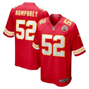 creed humphrey kansas city chiefs nike game jersey red clowdercats nauec.jpg