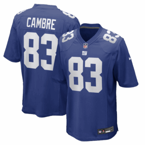 dalen cambre new york giants nike team game jersey royal clowdercats pefyn