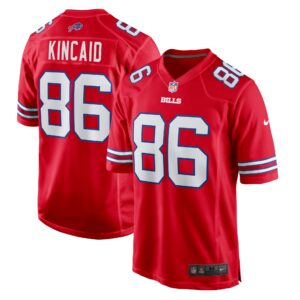 dalton kincaid buffalo bills nike alternate game jersey red clowdercats os917.jpg