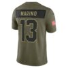 dan marino miami dolphins nike 2025 salute to service retired limited jersey olive clowdercats v78lo.jpg